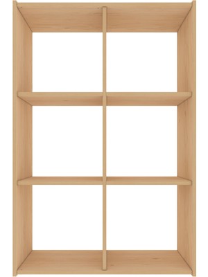 Simre Kids Naturel Montessori Kitaplık Modülü Modüler Çocuk Kitaplığı
