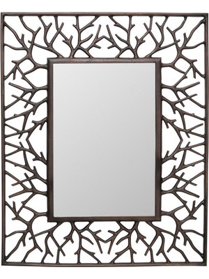 Kare Design Tree Branch Square Duvar Aynası 100X82 cm