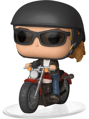 Funko Pop Deluxe Captain Marvel On Motorcycle Figür