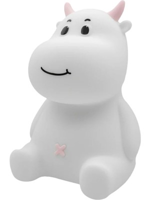 Mary's Cow Inek Figürlü Pembe Beyaz LED Gece Lambası
