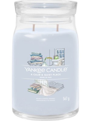 Yankee Candle A Calm And Quiet Place Gri Büyük Mum 567 G