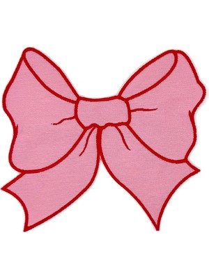 Matis Home Line Bow Kırmızı Pembe Keten 4'lü Bardak Altlığı