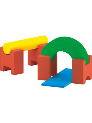 Edutoys Renkli Modüler 7 Parça Sünger Oyunu Seti