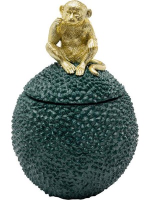 Kare Design Jackfruit Monkey Renkli Dekoratif Kutu