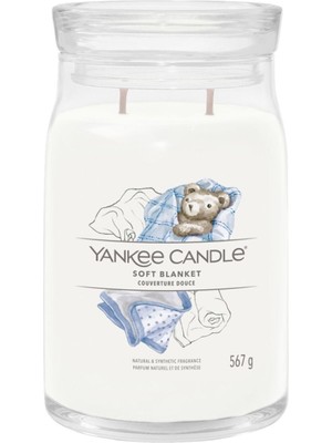 Yankee Candle Soft Blanket Beyaz Fresh Kokulu Mum 567 G