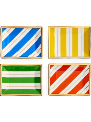 Jonathan Adler Portofino Petite Seramik Dekoratif Tabak