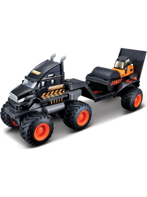 Maisto Builder Zone Siyah Taşıyıcı Tır Seti