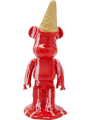 Kare Design Gelato Bear Red Dekoratif Obje 40CM