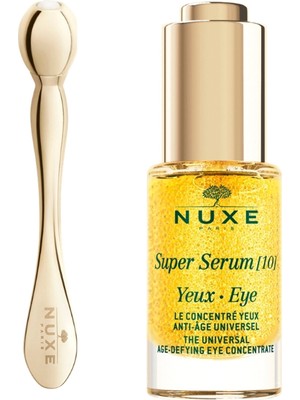 Nuxe Super Serum Yaşlanma Karşıtı Göz Çevresi Serumu 15 ml + Göz Çevresi Masaj Aleti