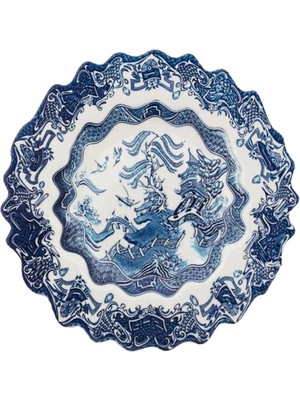 Seletti Diesel Willow Ware Renkli Porselen Tatlı Tabağı 21 cm