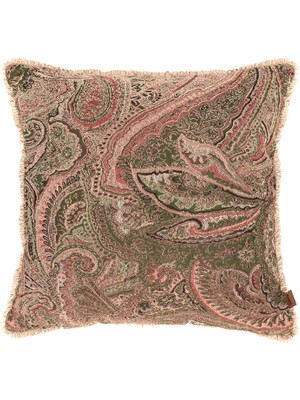 Saloni Pastele Renkli Pamuklu Saçaklı Kırlent 50 x 50 cm