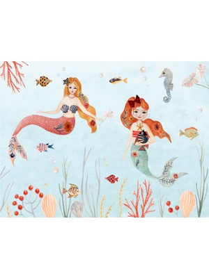 Hueppi Nerida's Treasure Mint Hipoalerjenik Çocuk Halısı 120 x 160 cm