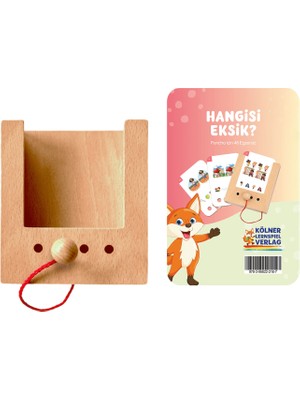 Puncho Hangisi Eksik? Ahşap Eğitici Oyun Seti