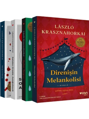 Can Yayınları László Krasznahorkai 4'lü Kitap Seti