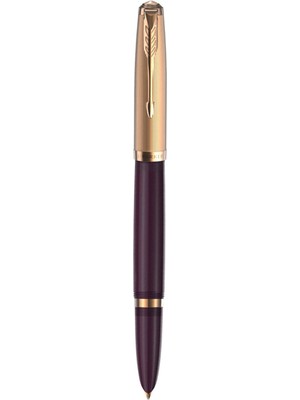 Parker 2123517 Pk 51 Deluxe Mürdüm Gt 18K M Uç Dolma Kalem