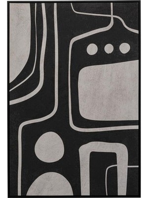Kare Design Artistic Blacky Kanvas Tablo 70 x 110 cm