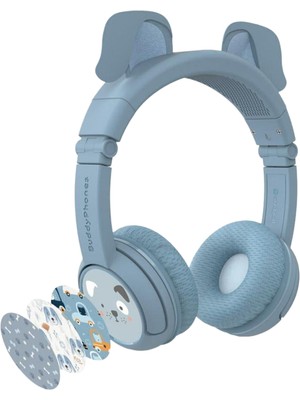 Onanoff Buddyphones Playears Mavi Çocuk Kulak Üstü Kulaklık