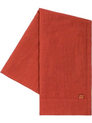 Barine Linen Kiremit Keten Runner 45 x 160 cm