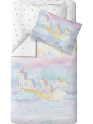 Casadora Baby Astra %100 Organik Pamuk Saten Bebek Çocuk Nevresim Takımı 100 x 150 cm