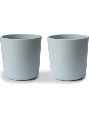 Mushie Powder Blue Çocuk 2'li Bardak Seti 225 ml