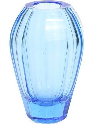 Moser Mavi Kristal Vazo