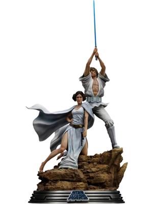 Star Wars Luke And Leia Deluxe 1/10 Art Scale Figür Heykel