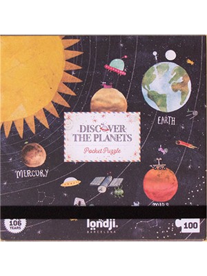 Londji Discover The Planets 6-10 Yaş Pocket Puzzle
