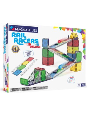 Magna-Tiles Rail Racers Deluxe 90 Parça Oyun