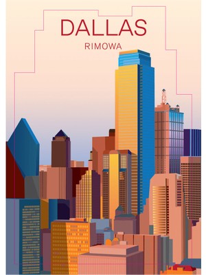 Rimowa Dallas Landmark Sticker