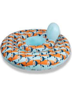 Swim Essentials Tropic Shark Sırt Destekli Bebek Yüzme Simidi