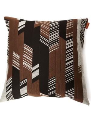 Missoni Home Rafia Kahverengi 40X40 cm Dekoratif Yastık