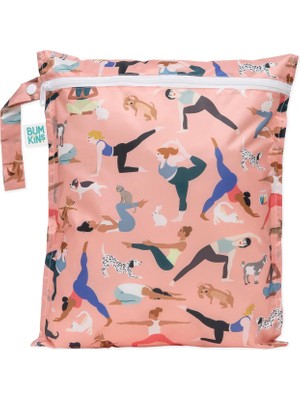 Bumkins Yoga Pals Unisex Bebek Islak Kirli Çantası