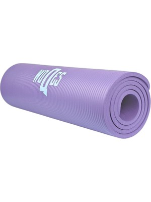 Woqes Mor Konforlu ve Kaymaz Nbr Yoga Matı Pilates Matı 10 mm