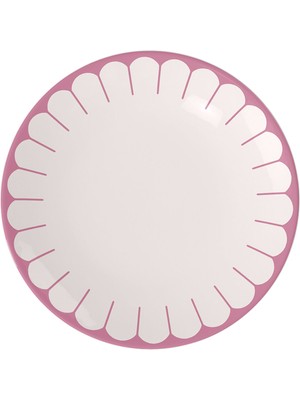 Villeroy & Boch Fleur Cassis Pembe Porselen Yemek Tabağı 27 cm