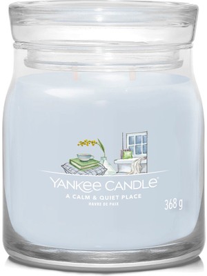 Yankee Candle A Calm And Quiet Place Gri Kokulu Mum 368 G