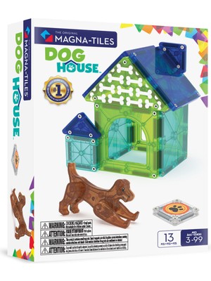 Magna-Tiles Dog House 13 Parça Oyun