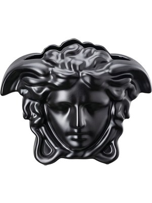 Versace Medusa Grande Siyah Porselen Vazo 15 cm