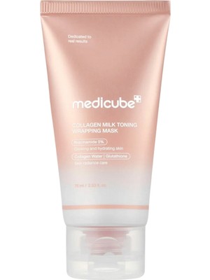 Medicube Collagen Milk Toning Wrapping Mask Cilt Tonu Eşitleyici Aydınlatıcı Yüz Maskesi  75 ml