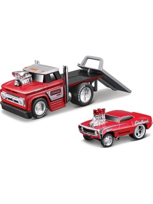 Maisto 1/64 02 59049 Muscle Machines Taşıyıcı ve Araç Set