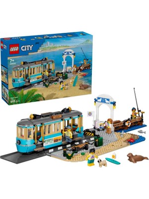 LEGO City Klasik Plaj Tramvayı 693 Parça 7+ Yaş Yapı Oyuncağı 60506