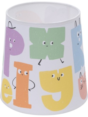 Itsy Bitsy Kids Alphabed Renkli Çocuk Odası Masa Lambası Başlığı
