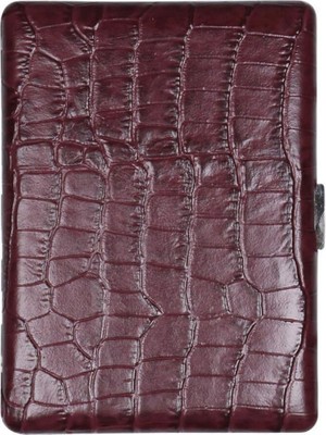 Pearl Japan Cosmos Croco Kahve 9'lu Deri Uzun Sigara Tabakası
