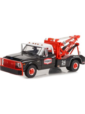 Greenlight 1970 Chevrolet C-30 Dually Wrecker - Texaco 24 Hour Road Service 1:18 Model Araba