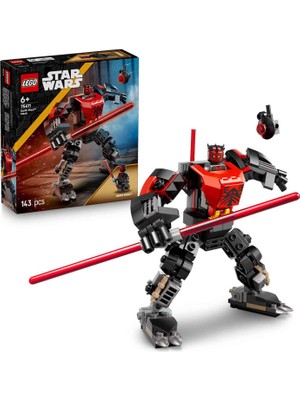 LEGO Star Wars: Klon Savaşları Darth Maul Robotu 143 Parça 6+ Yaş Yapı Oyuncağı 75411 Aksiyon Dolu Oyun İçin