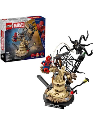 LEGO Marvel Efsanevi Savaş: Örümcek Adam, Kum Adam’a Karşı 201 Parça 9 + Yaş Yapı Oyuncağı 76334