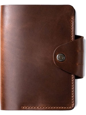 Roarcraft Hemingway Antik Kahve Deri Defter Kılıfı A6 Organizer