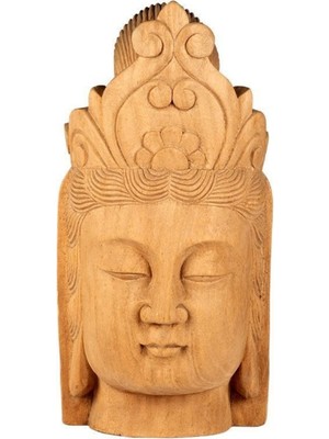 Cumba Selection Ahşap Buda Heykeli 40 cm