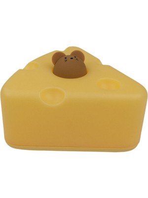 Mary's Cheese W Mouse Turuncu LED Çocuk Odası Gece Lambası