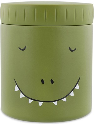Trixie Mr.dino Yeşil Çelik Termal Çocuk Mama Termosu 350 ml