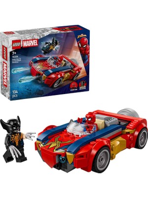 LEGO Marvel Örümcek Adam Arabası Venomlaşmış Wolverine’e Karşı 134 Parça 7+ Yaş Yapı Oyuncağı 76336